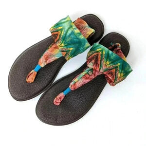 Like New Sanuk Women's Yoga Sling 2 Sandals - 10